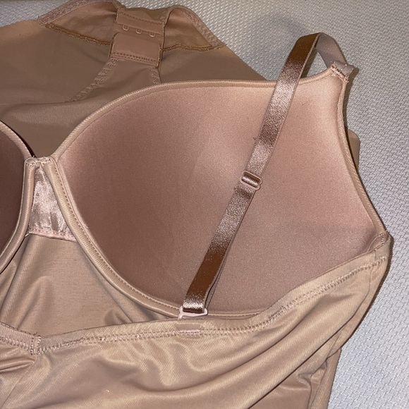 Assets Spanx women’s XL Shaping Micro Low Back Cupped Bodysuit Shapewear nude - Picture 8 of 12